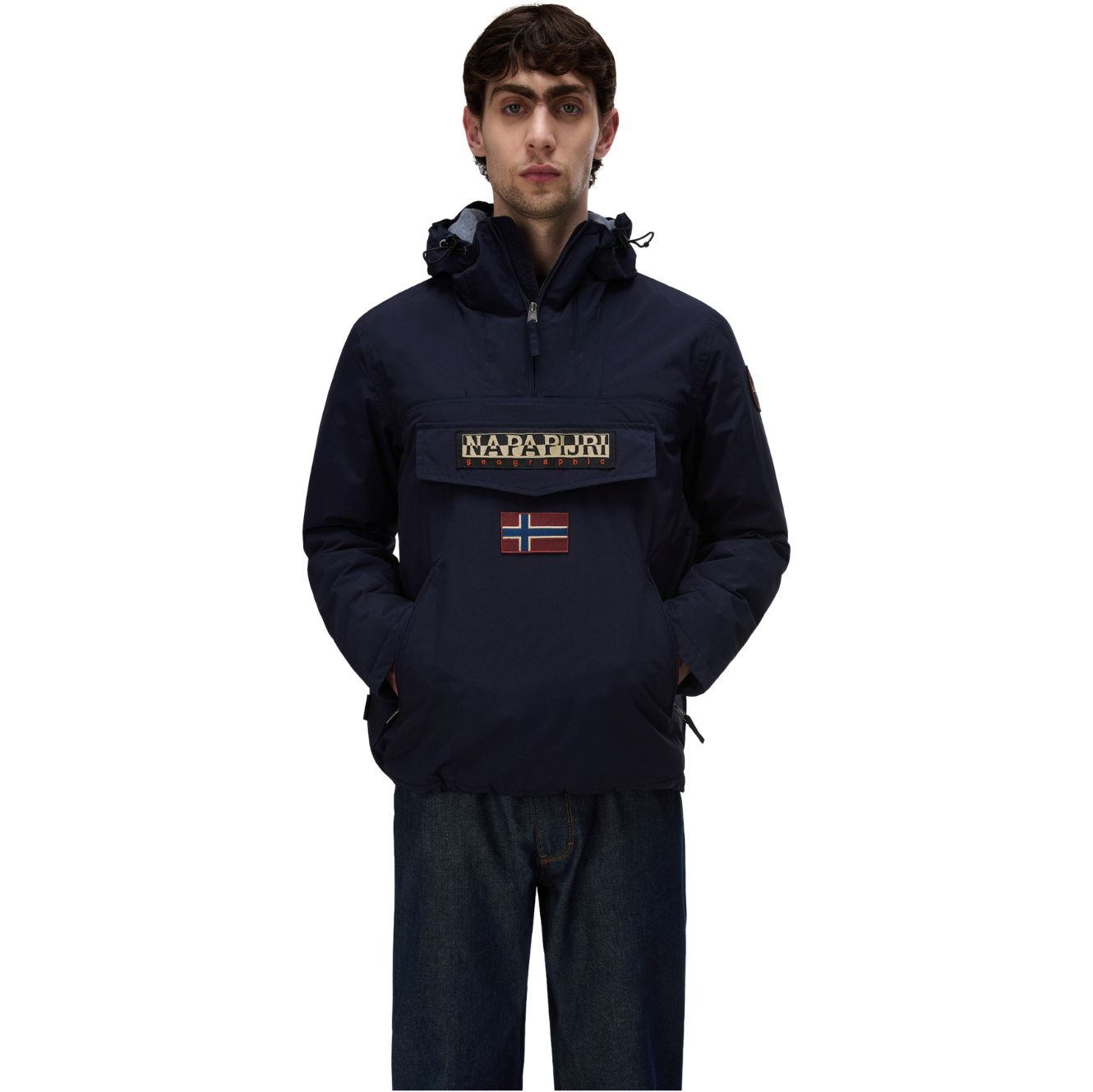 2026 Napapijri Mens Rainforest Pocket 2 Jacket NP0A4GMD176 - Blue Marine
